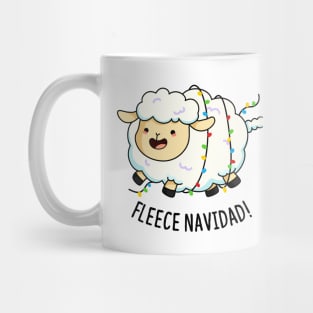 Fleece Navidad Cute Christmas Sheep Mug